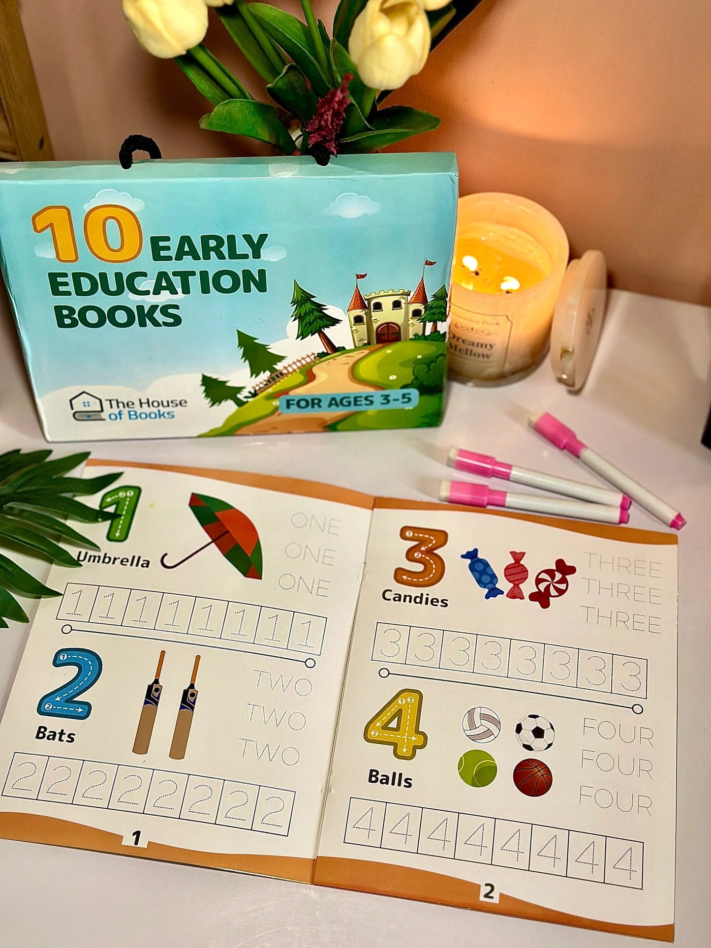 Write & Wipe Children Learning Book Set